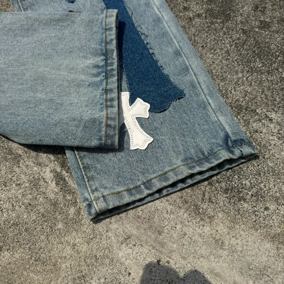 P290 Style number: H637 Chrome hearts Versatile recommendation: must-have jeans for all seasons Color: blue Size: 28, 30, 32, 34, 36 (s-xxl)
